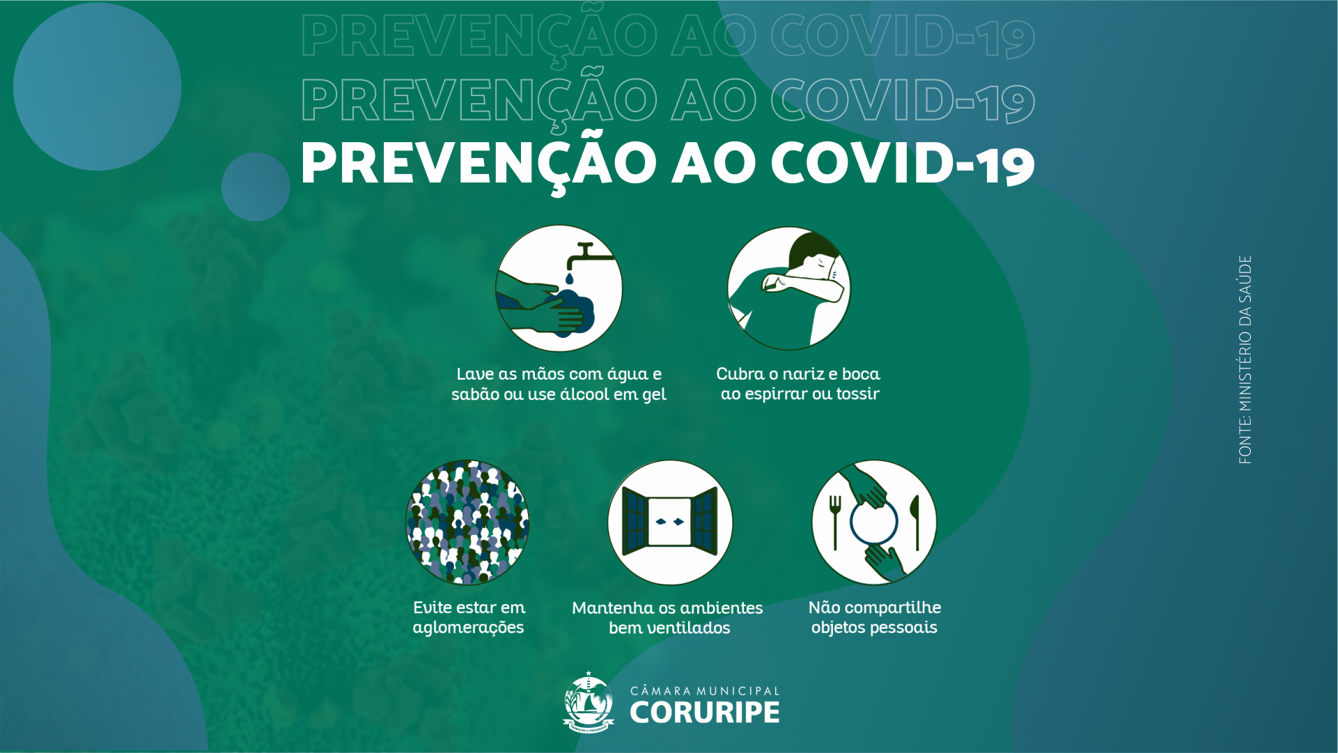 Cinco cuidados indispensáveis que você deve ter para se proteger do coronavírus